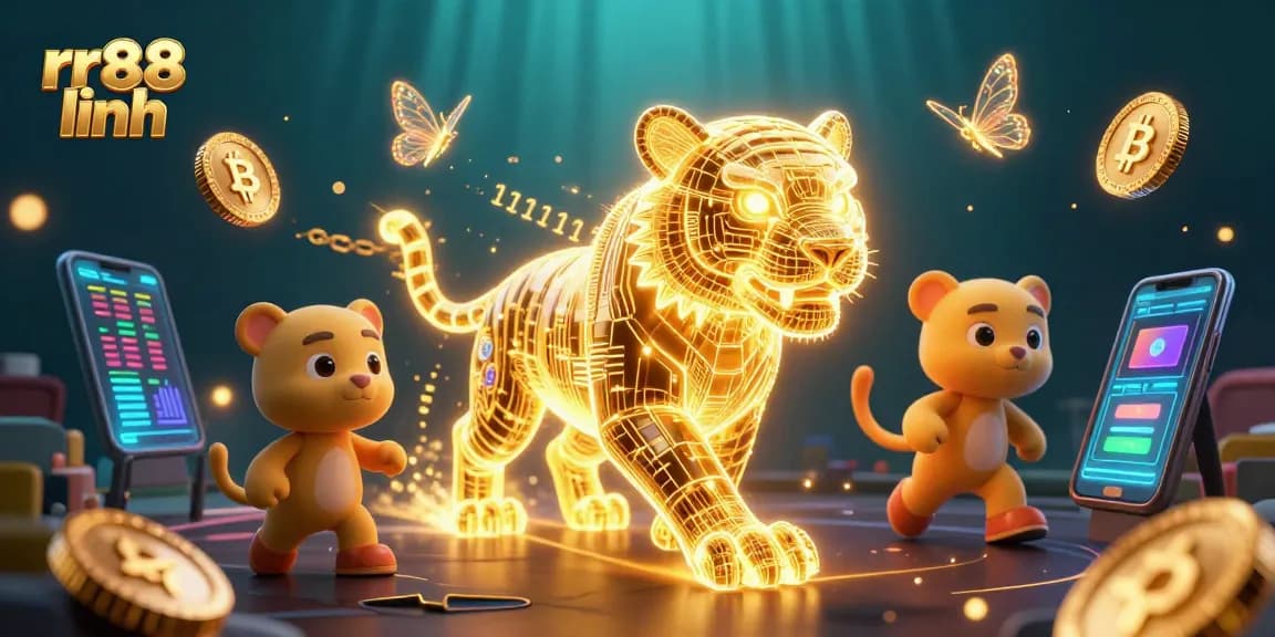 Experience thrilling gameplay with rr88 linh in a vibrant digital casino featuring crypto elements.