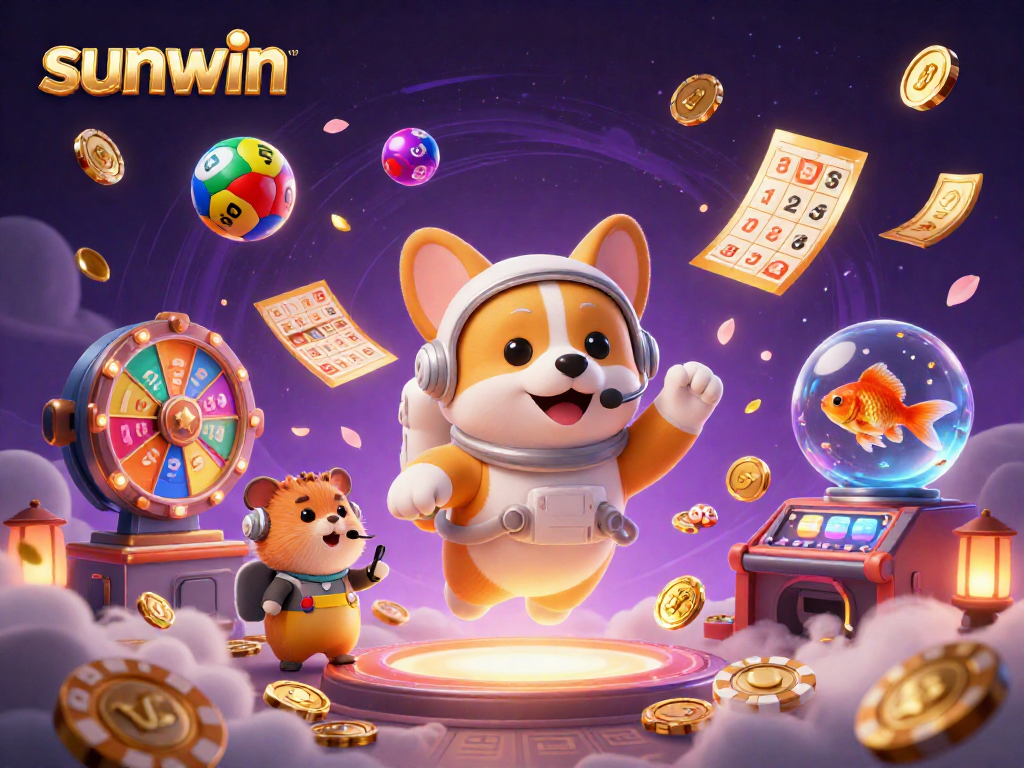 Join the fun at sunwin with dynamic games and cheerful characters in a dazzling space casino.