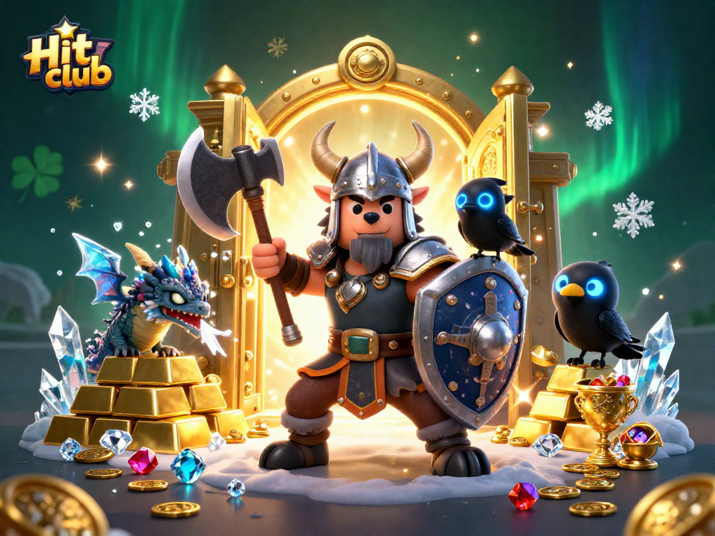 Join the excitement at Hit club with Viking warriors, dragons, and dazzling treasures!