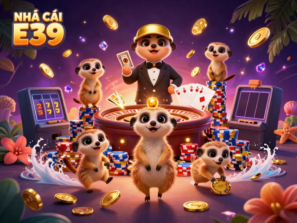 Engage with exciting gambling at NHÀ CÁI E39's vibrant casino operation filled with stunning visual elements.
