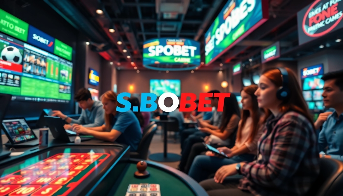 Engaged users enjoying various games at sbobet.dance, showcasing an inviting online betting atmosphere.