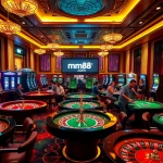 Experience the thrill of betting and winning at mm88 com with vibrant casino visuals.