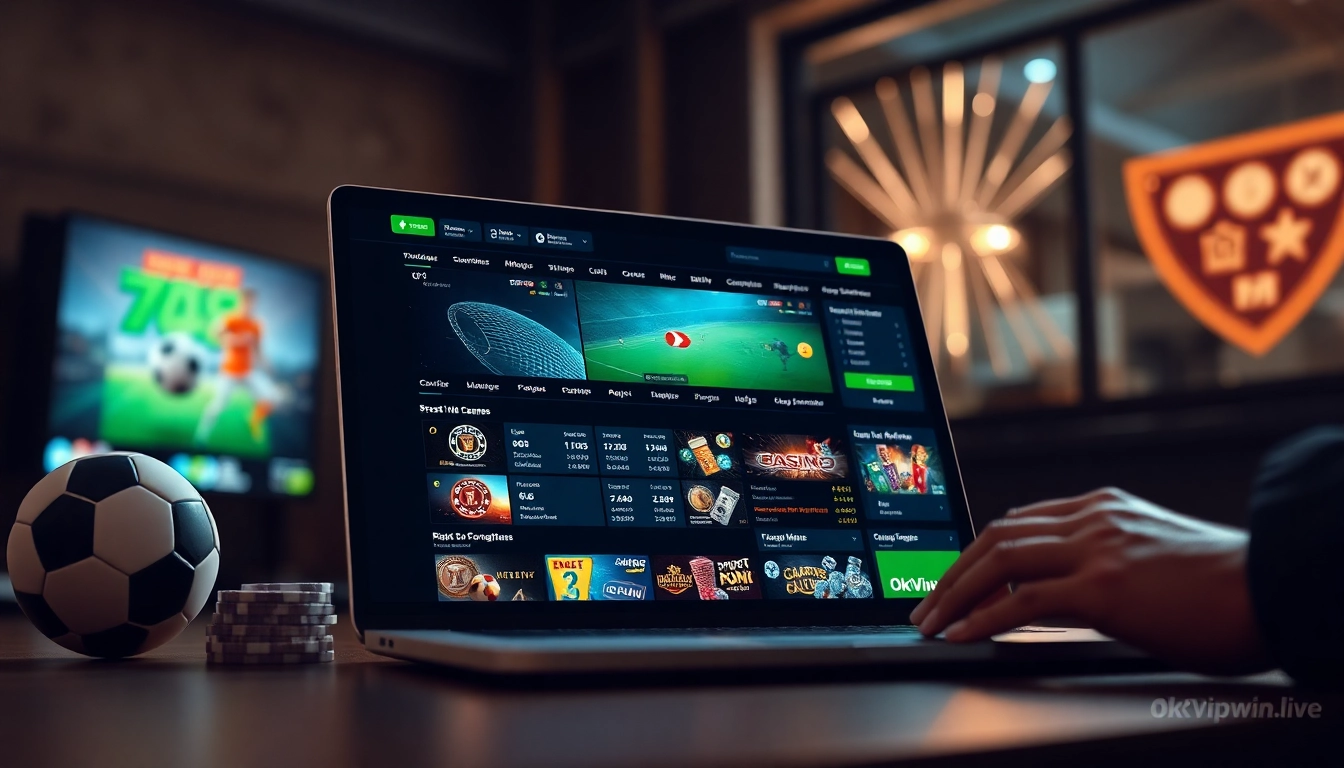 Experience the excitement of online betting at okvipwin.live with vibrant sports and casino options.