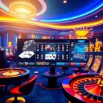 Explore the exciting games at hello88win.live, featuring a luxurious online casino interface with vibrant visuals.