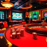 Engage in thrilling poker gameplay showing hidden wiki dark web elements amidst luxury casino vibes.