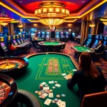 Experience the excitement of gambling at https://33win.place/, showcasing colorful casino tables and vibrant gaming action.