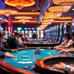 Experience the thrill of gameplay at https://fa88.exchange/ with a lively casino atmosphere showcasing poker chips and roulette tables.
