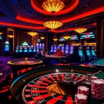 Experience the thrill of gaming at https://da88.trading/ with poker chips and vibrant roulette tables.