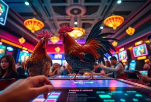 Experience live betting at dagawin.live on an exciting online rooster fighting platform.