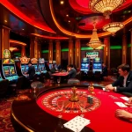 Experience thrilling gameplay at https://11win12.com/ with vibrant casino tables and excited players.