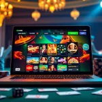 Experience the thrill of playing at 88nn, showcasing vibrant online casino games on a sleek laptop.