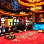 Experience the thrill of gambling with newphim-themed poker tables and slot machines.