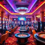 Experience RR88's vibrant gaming atmosphere with players enjoying diverse casino games.