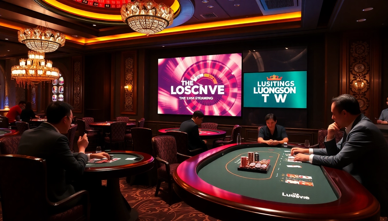Engage with Luong Son TV for high-stakes gaming experiences featuring roulette and poker action.