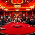 Players engaging in high-stakes poker at 789WIN's luxurious casino table.