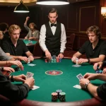 Players enjoying a thrilling poker game at uu88, showcasing strategic gameplay and intense focus.