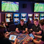 Hitclub online gaming scene showcasing diverse players engaged in thrilling casino games and sports betting, highlighting excitement and community in digital entertainment.