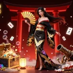 Experience vibrant gaming at GA28 with captivating Asian-inspired casino elements and dynamic treasures.