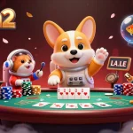 Experience thrilling play with xx88n2 in a vibrant, zero-gravity casino scene featuring a corgi astronaut.