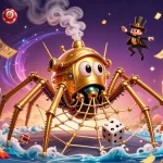 Engage in exciting gaming at mm88 with vibrant animated elements and a steampunk fantasy theme.