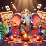 Spin the reels with xx88's vibrant Diwali-themed casino illustration featuring animation-rich elements.