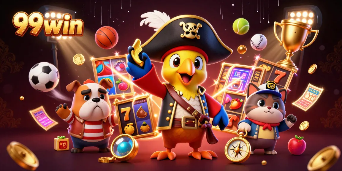 Engage with the vibrant 99win casino scene showcasing dynamic slot games and thrilling elements.