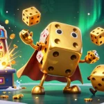 Experience the excitement of 68WIN with vibrant casino gaming elements in a captivating scene.