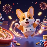 Engage with 555win's immersive casino experience featuring playful characters and dynamic elements.