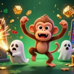 Engage in thrilling gaming at HITCLUB's vibrant haunted casino with golden jackpots.