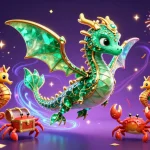 Experience the excitement of xn88 with vibrant lottery elements and a captivating sea dragon scene.