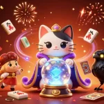 Experience the excitement of 13win with a vibrant 3D illustration featuring casino elements and mystical characters.