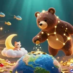 Engaging illustration showcasing Thể Thao CM88 with lively 3D characters and casino elements for sports betting.