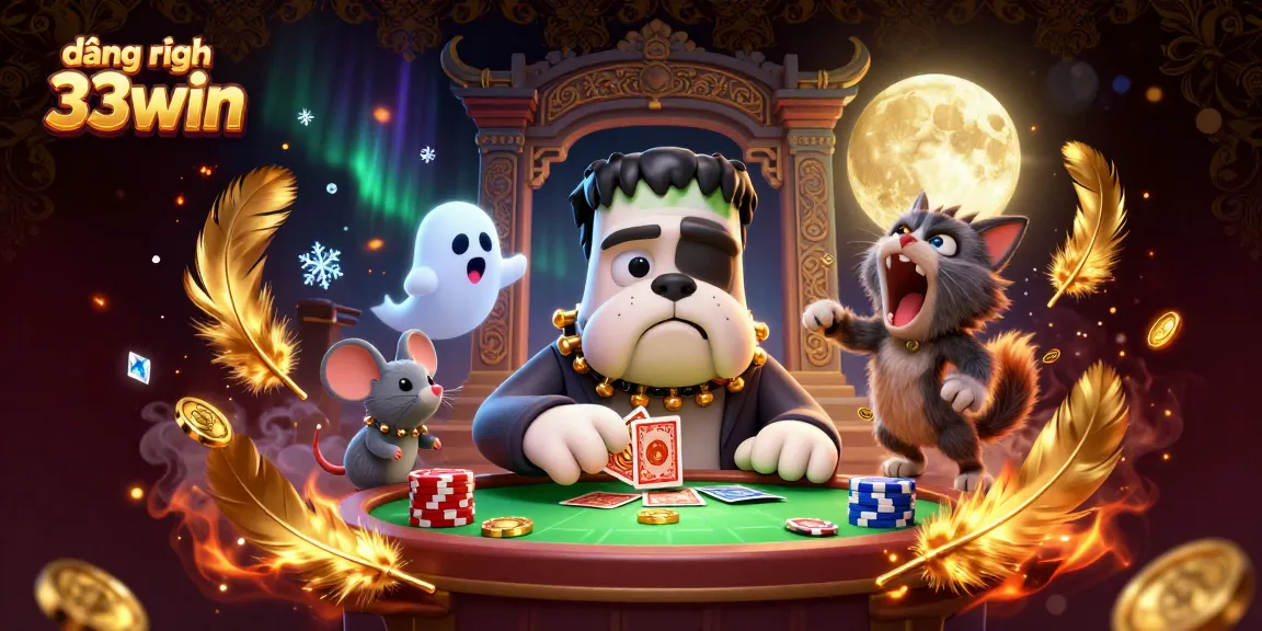 Engage in thrilling gameplay at đăng nhập 33win, where monsters and vibrant casino elements collide!