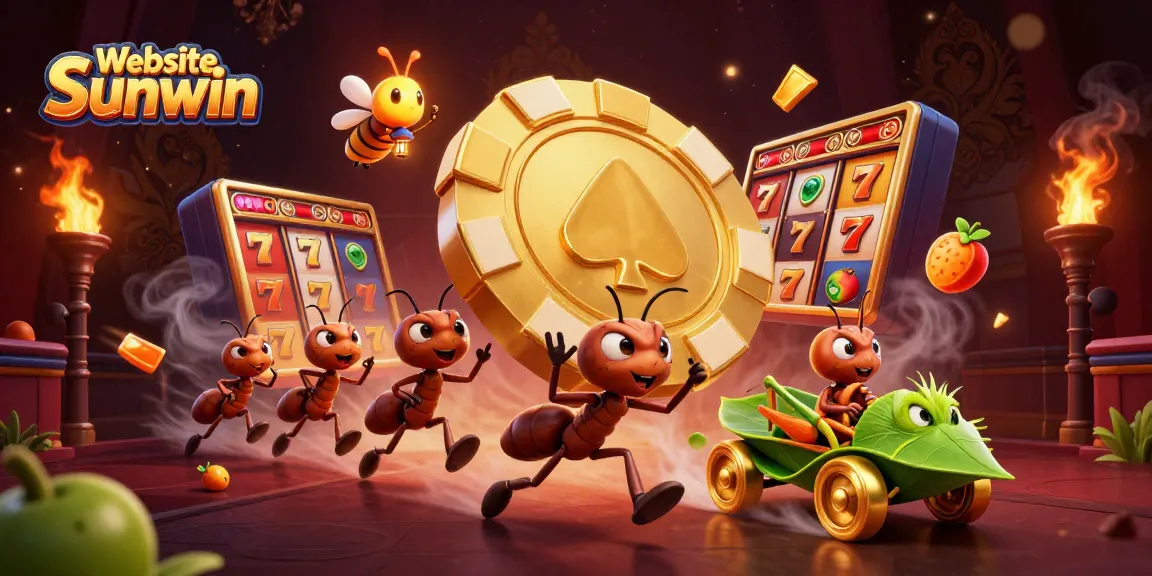 Watch the ants navigate a thrilling poker heist in the vibrant scene of Website Sunwin.