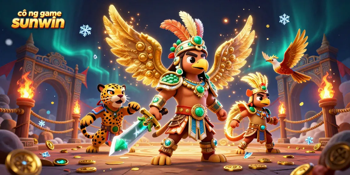 Experience the vibrant action at cổng game sunwin with Aztec warriors and thrilling betting dynamics.