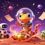 Experience the excitement of cổng game hitclub with a Martian gecko uncovering a golden casino on Mars.