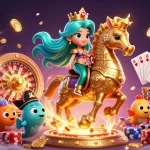 Engage with hubet's vibrant online casino experience featuring dynamic characters and gaming elements.