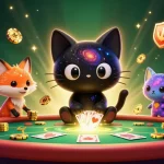 Win big at cổng game 789club with an energetic cosmic casino scene filled with colorful game elements.